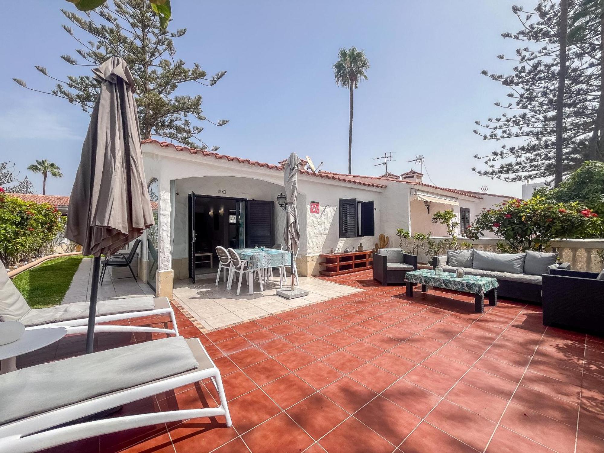 Apartamento Santa Barbara Playa del Inglés terraza privada y piscina Maspalomas  Exterior foto