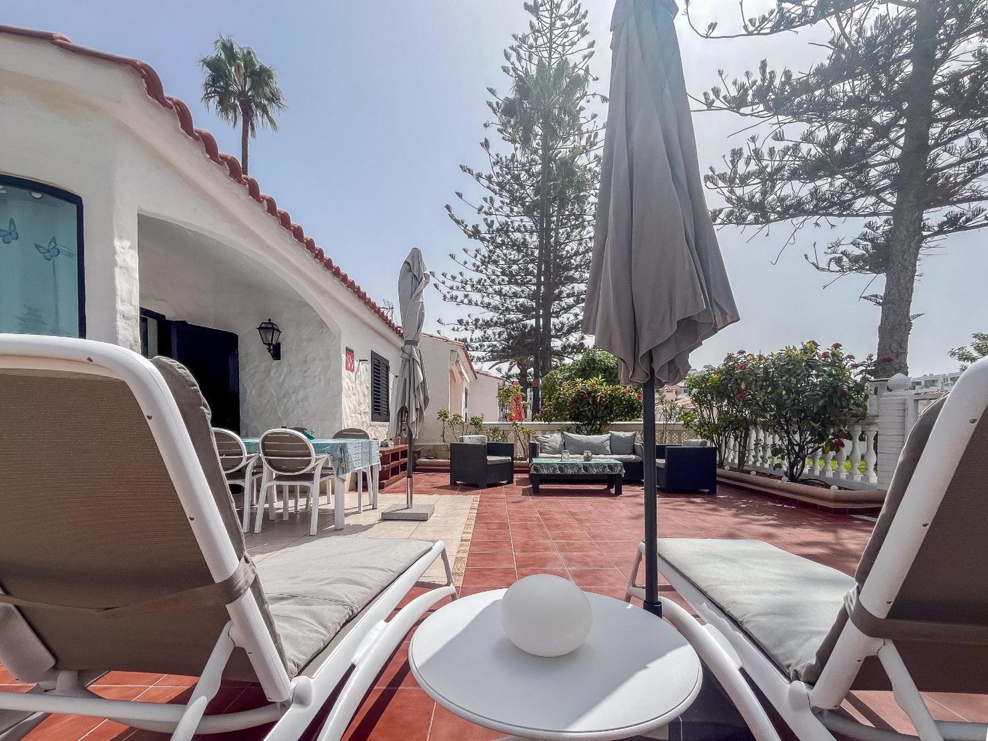 Apartamento Santa Barbara Playa del Inglés terraza privada y piscina Maspalomas  Exterior foto