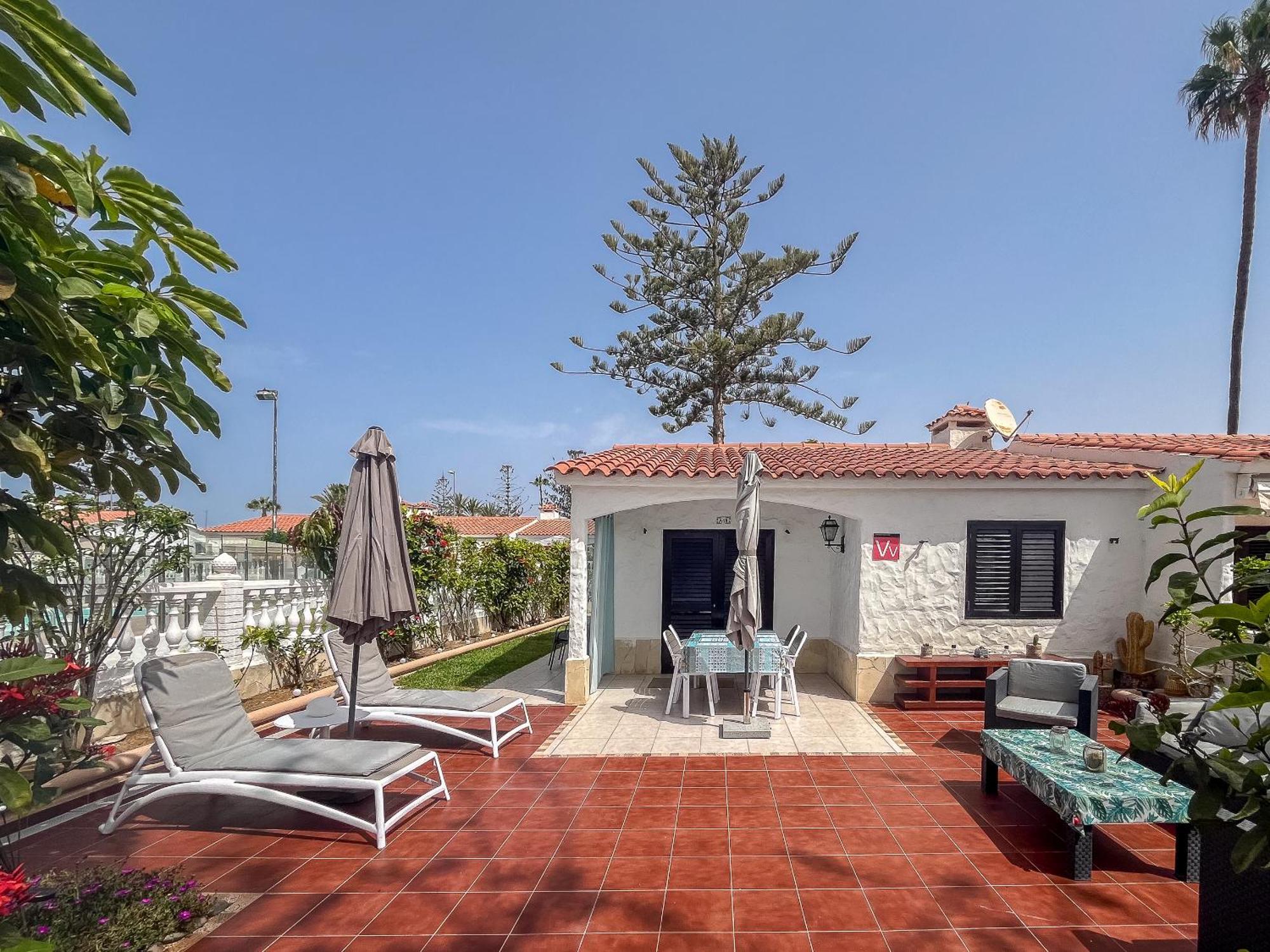 Apartamento Santa Barbara Playa del Inglés terraza privada y piscina Maspalomas  Exterior foto