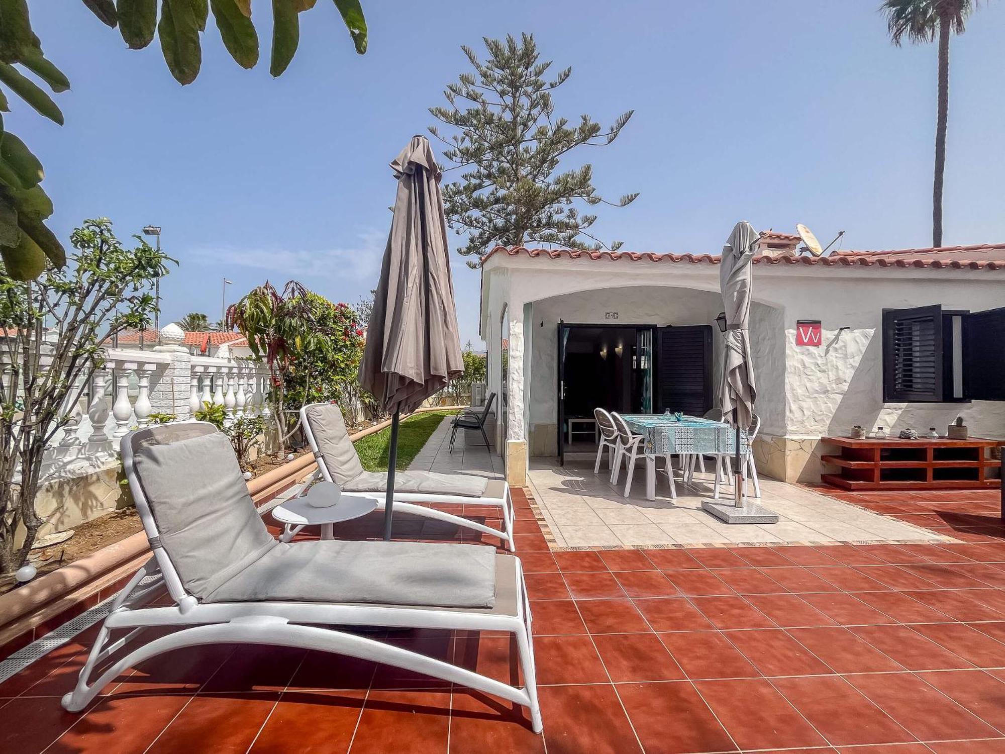 Apartamento Santa Barbara Playa del Inglés terraza privada y piscina Maspalomas  Exterior foto