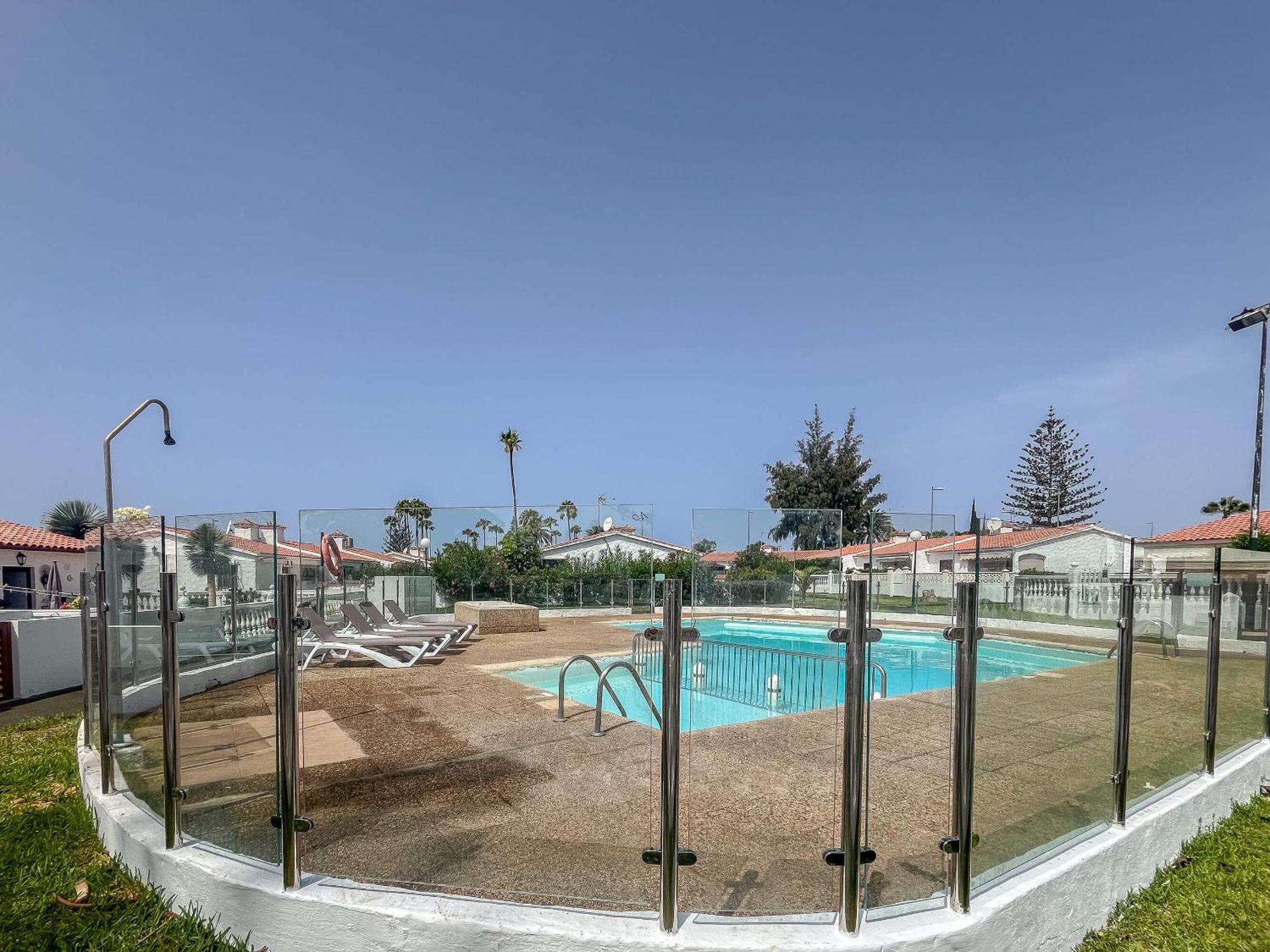 Apartamento Santa Barbara Playa del Inglés terraza privada y piscina Maspalomas  Exterior foto