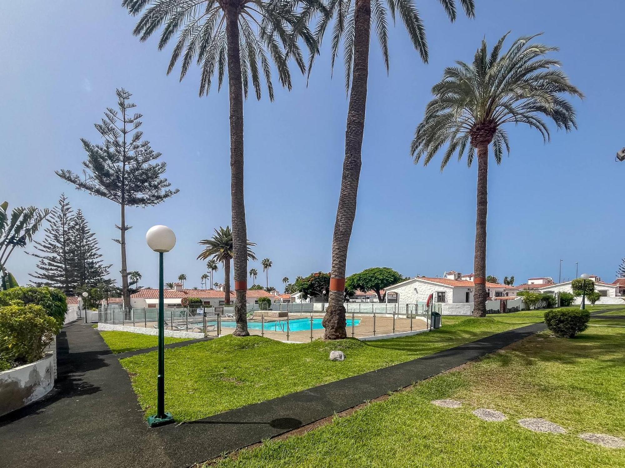Apartamento Santa Barbara Playa del Inglés terraza privada y piscina Maspalomas  Exterior foto